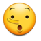 Lying Face emoji on Samsung